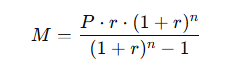 Auto Loan Calculator Formula